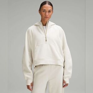 Lululemon Scuba Oversized Half-Zip Hoodie *Bone Size XS/S